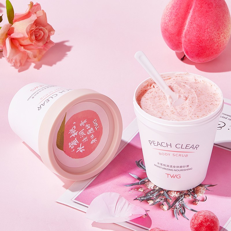 Body Scrub Manufacturer - TWG RTS Peach Exfoliating Moisturizing