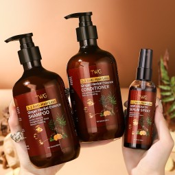 Hair Care Set Manufacturer - TWG OEM ODM 2 in 1 Ginger Anti Loss