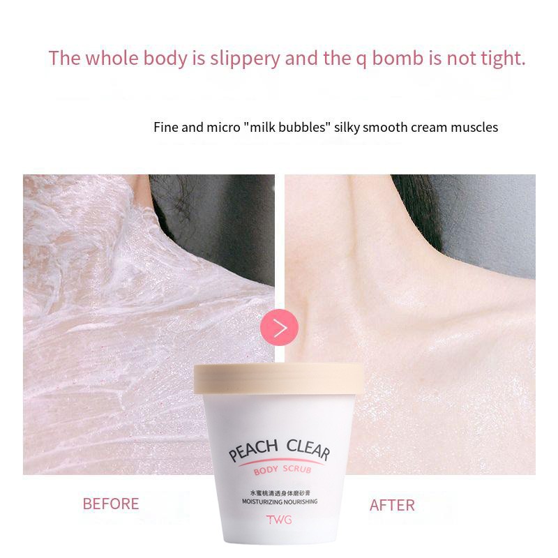 Body Scrub Manufacturer - TWG RTS Peach Exfoliating Moisturizing