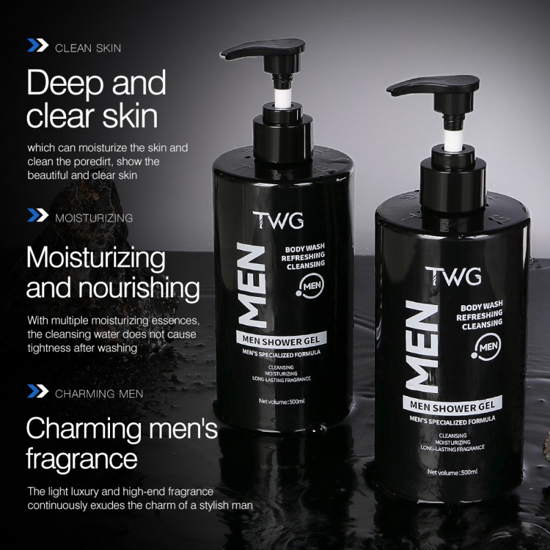Shower Gel Factory - TWG OEM Custom Men Refreshing Body Wash