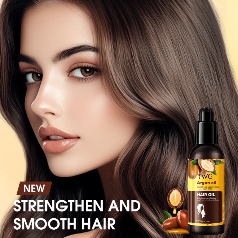 Hair Oil Manufacturer - TWG High Selling Argan Smoothing Elasticing