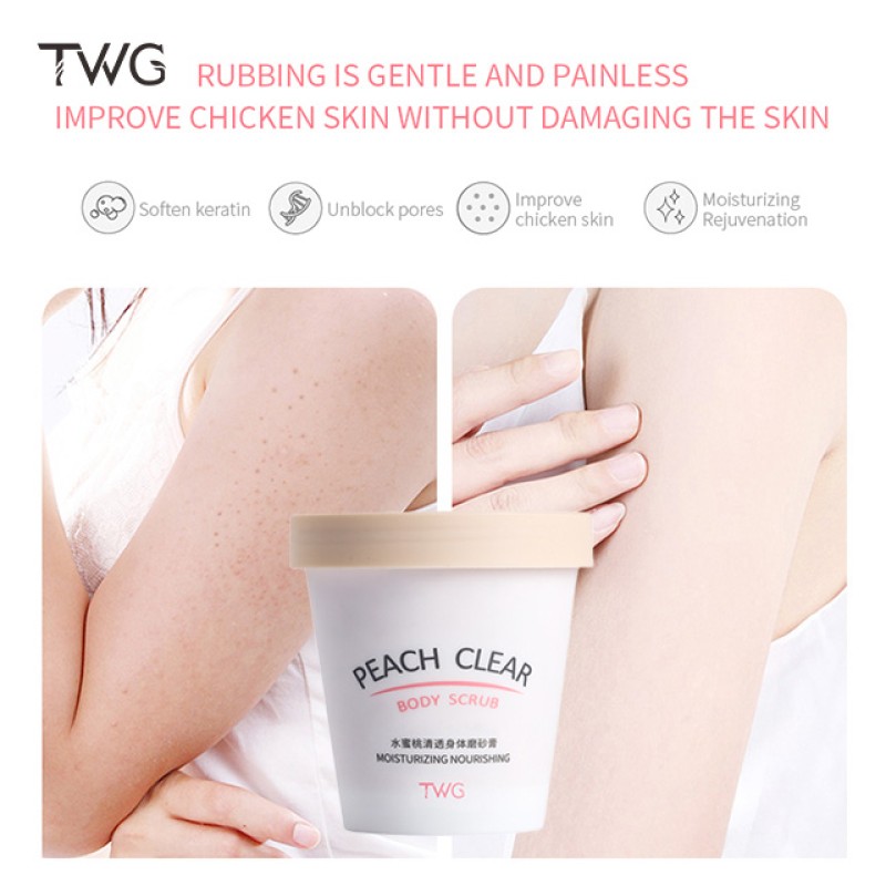 Body Scrub Manufacturer - TWG RTS Peach Exfoliating Moisturizing