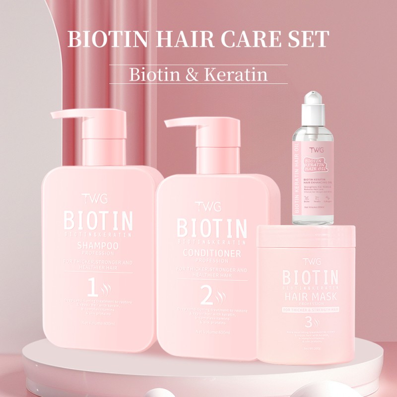 Hair Care Set Factory - TWG Biotin Keratin Anti Dandruff Strength
