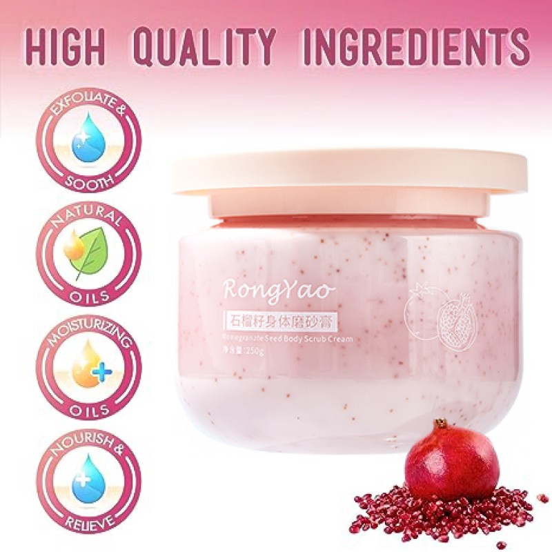Body Scrub Manufacturer - RongYao Pomegranate Seed Avocado