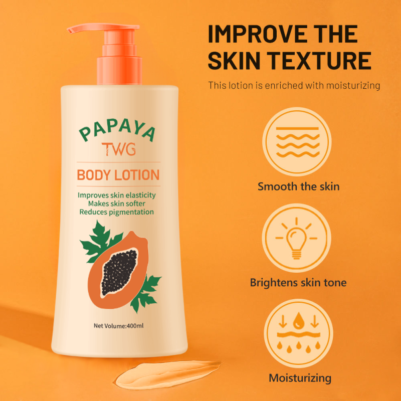 Body Lotion Factory - TWG RTS Hot Sale Papaya Brightening 400ml