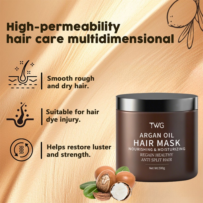 Hair Mask Factory - TWG Hot Sale Argan Oil Anti Split Repair