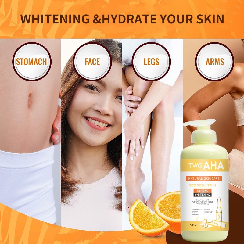 Body Lotion Factory - TWG OEM Factory AHA Fruit Acid Vitamin C