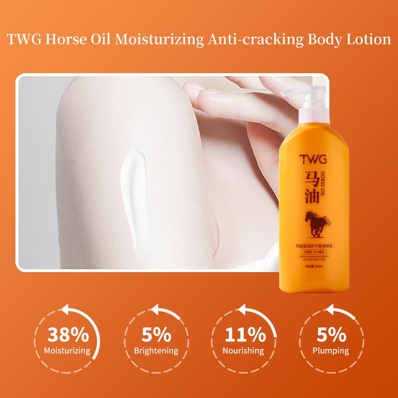 Body Lotion Manufacturer - TWG Private Label Horse Oil Anti-Cracking