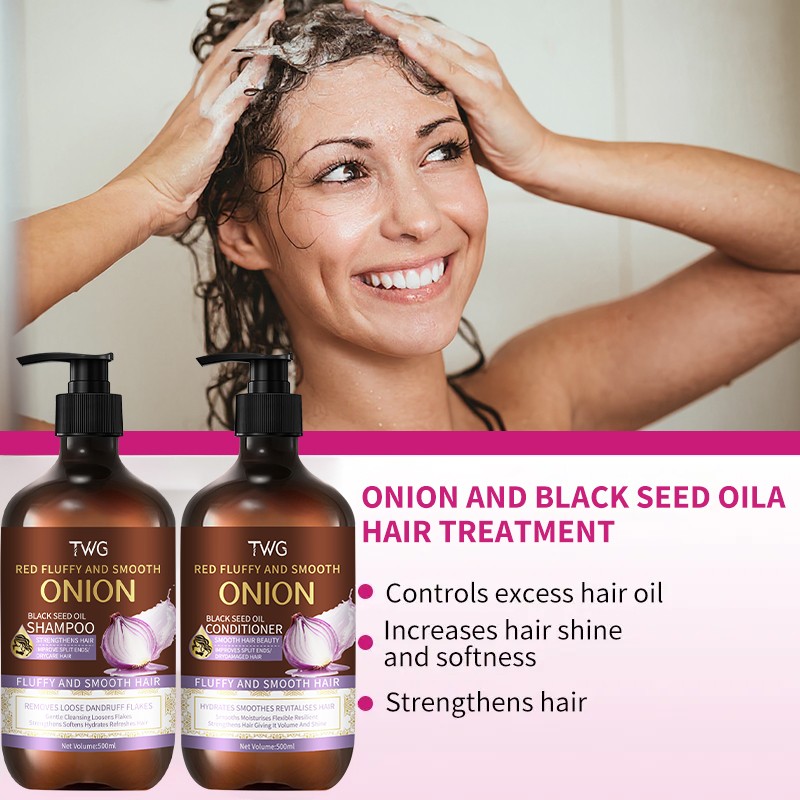 Shampoo Set Factory - TWG RTS Hot Sale Red Onion Anti Dandruff