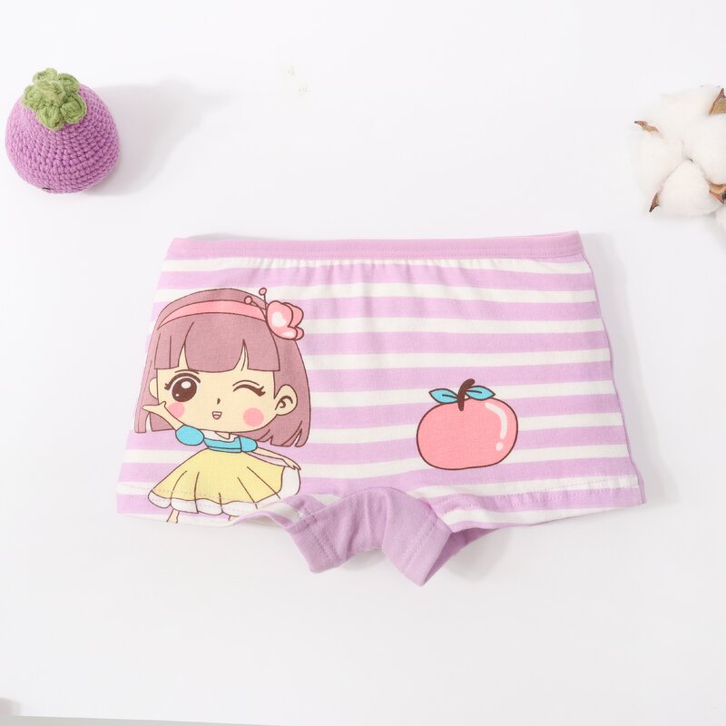 Girls Underwear Set Factory - Cute Cartoon Printed Cotton
