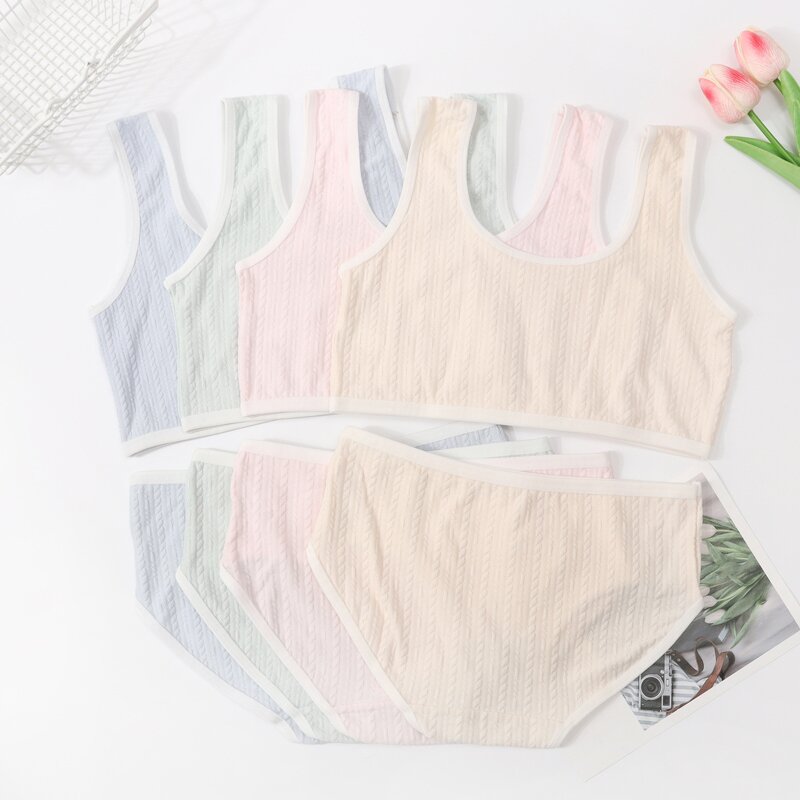 Girls Vest Bra Factory - Development Period Cotton Junior