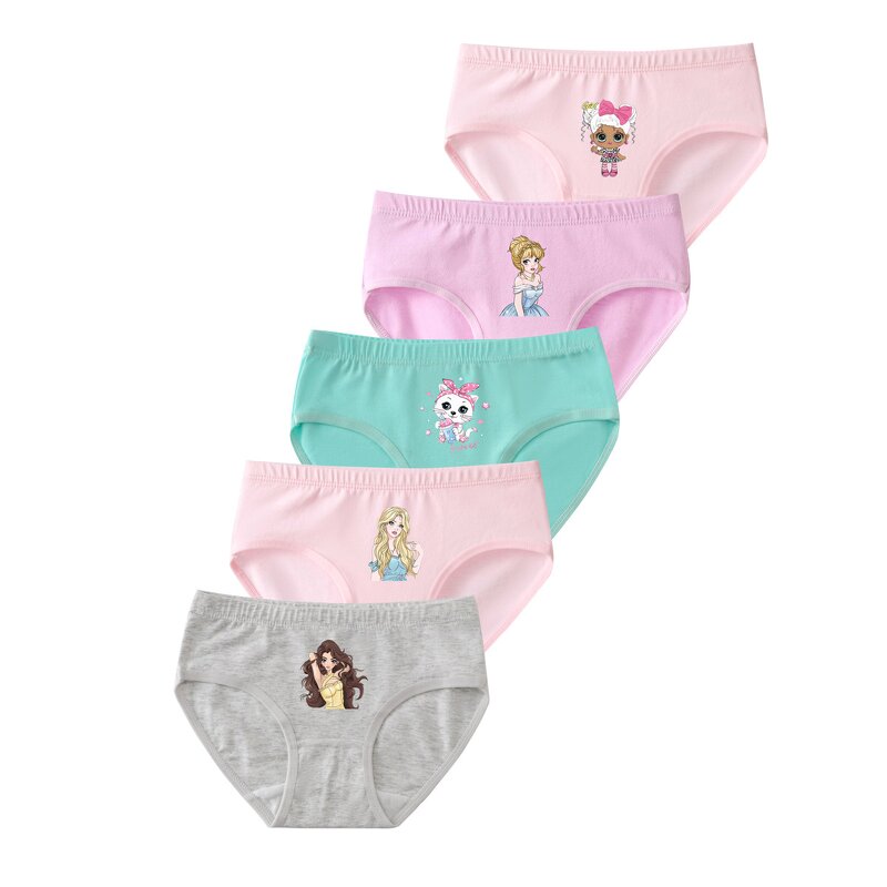 Girls Cotton Briefs Manufacturer - Wholesale Printed Cartoon OEM