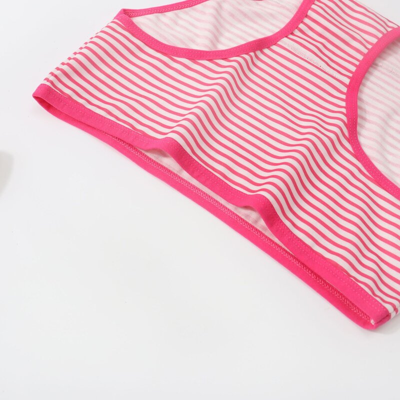 Girls' Underwear Supplier - Wholesale Striped Polyester Cotton