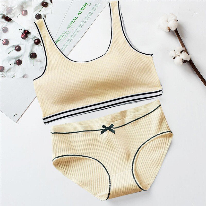 School Girl Vest Suit Manufacturer - Wholesale Yoga Cotton Bra