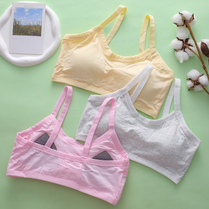 Girls Developmental Bras Manufacturer - Cotton Fixed Coaster OEM