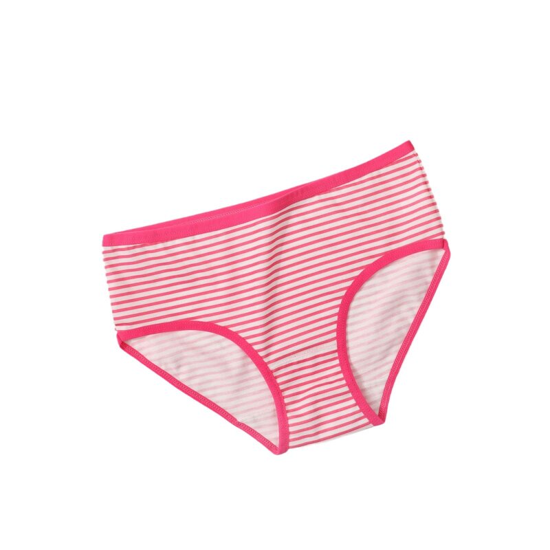 Girls' Underwear Supplier - Wholesale Striped Polyester Cotton