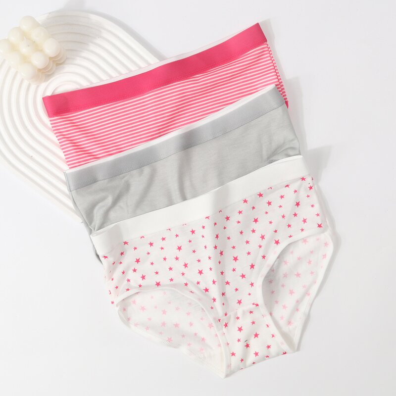 Ladies Cotton Briefs Supplier - Mid-Rise Polka Dot OEM
