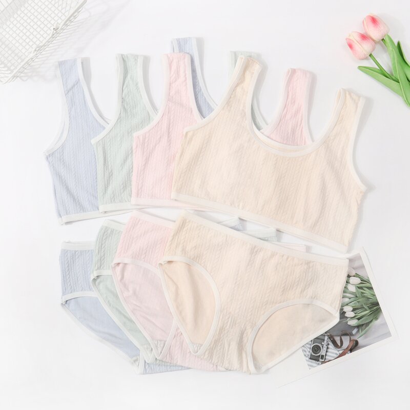 Girls Vest Bra Factory - Development Period Cotton Junior