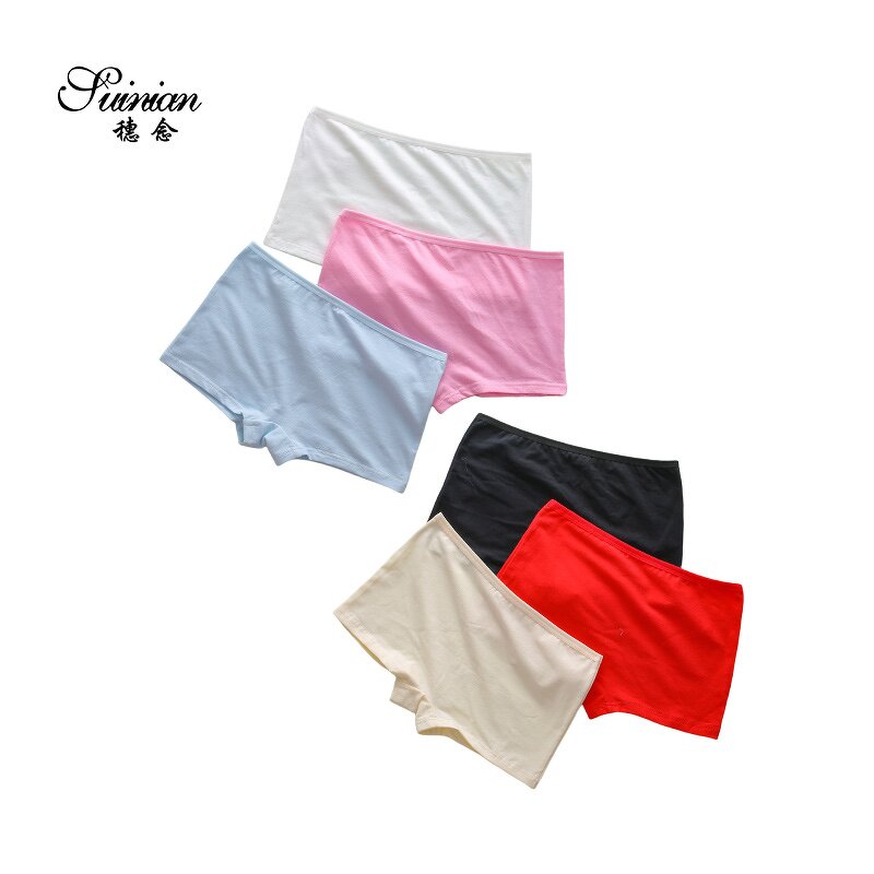 Girls Cotton Panties Factory - Summer Winter Solid Color OEM
