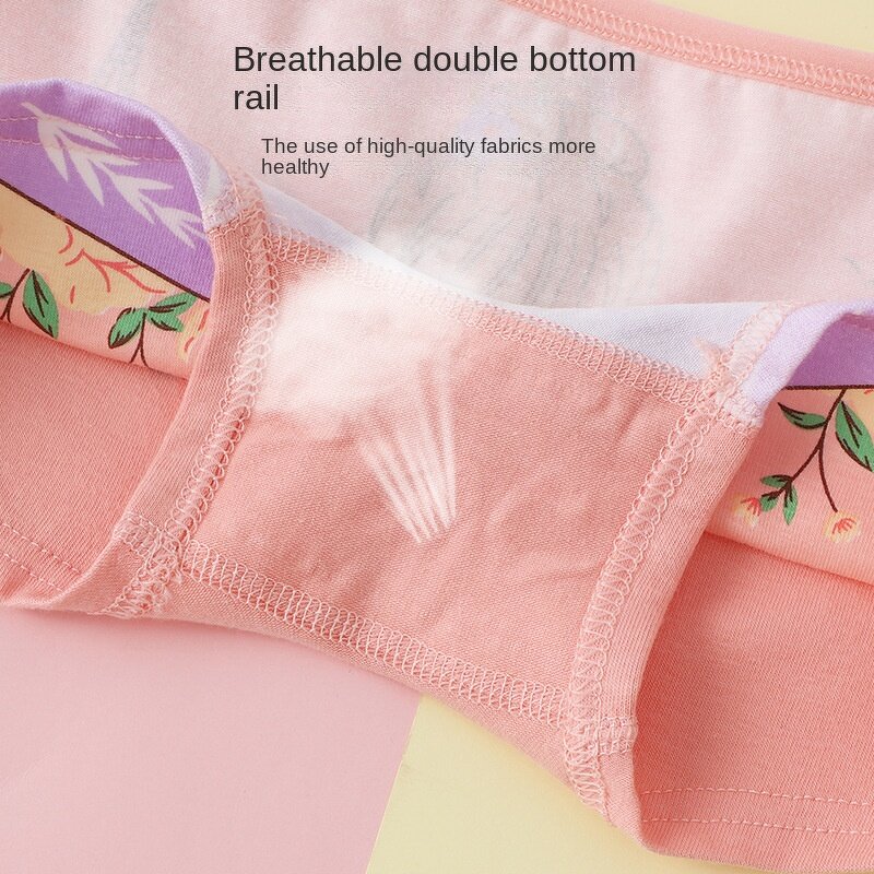 Girls Boxer Underwear Supplier - Cartoon Printed Princess Design