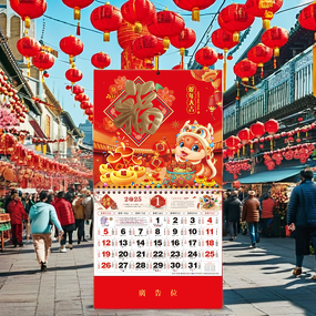 Wall Calendar Manufacturer - OEM/ODM Custom Chinese Lunar Offset Printing Calendar