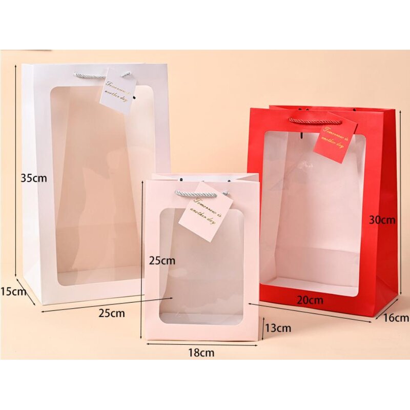 Paper Bag Manufacturer - OEM/ODM Custom Red Printed Shopping Gift Bag