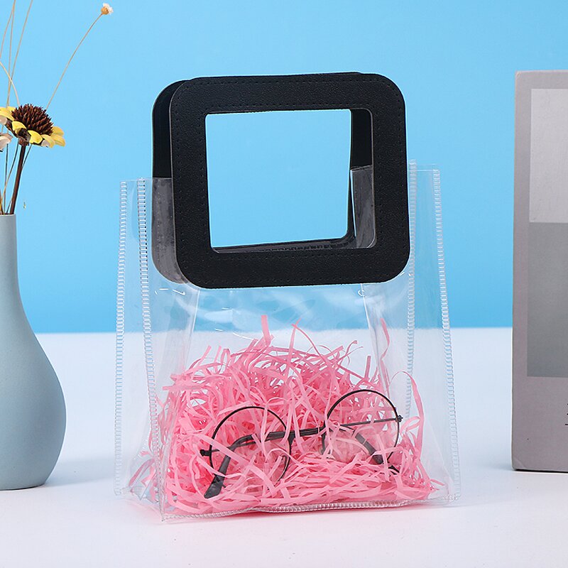 PVC Bag Manufacturer - OEM/ODM Custom Clear Logo Print Small Tote Bag