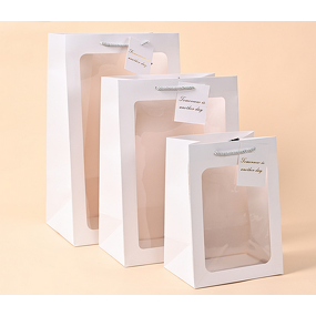 Paper Bag Manufacturer - OEM/ODM Custom Craft Paper PVC Window Bag
