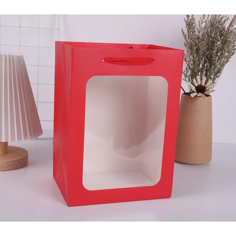 Paper Bag Manufacturer - OEM/ODM Custom PVC Window Shopping Gift Bag