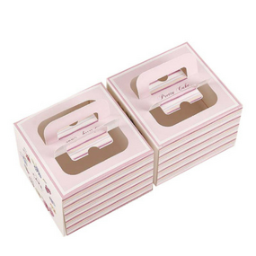 Cake Box Manufacturer - OEM/ODM Custom Pink Cardboard Bento Box