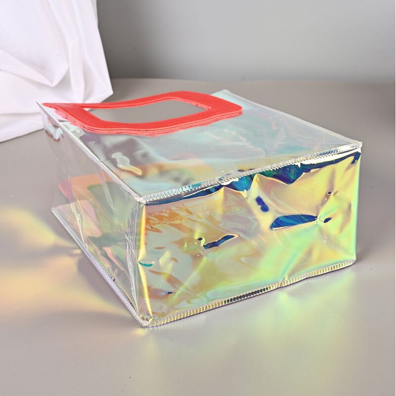 PVC Tote Bag Manufacturer - OEM/ODM Custom PU Handle Laser Holographic Bag
