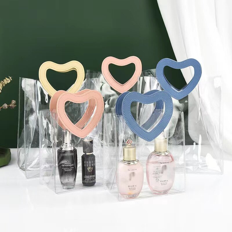 PVC Makeup Pouch Manufacturer - OEM/ODM Custom Shiny Transparent Small Tote