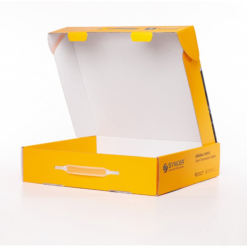 Shipping Carton Manufacturer - OEM/ODM Custom Yellow E-flute Corrugated Box