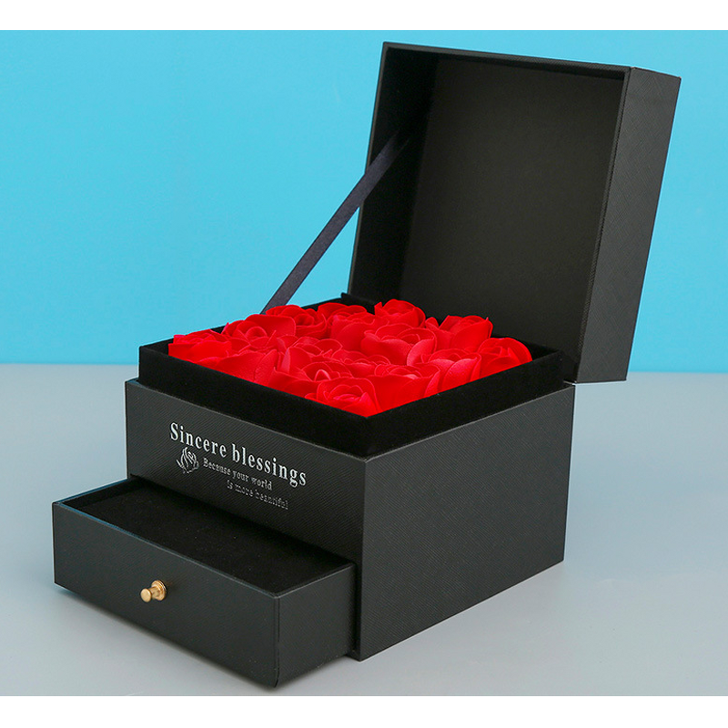 Cosmetics Box Manufacturer - OEM/ODM Custom Slide Drawer 2 Tier Gift Box