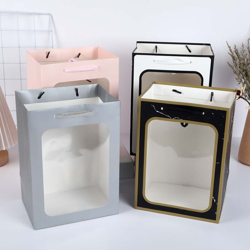 Paper Bag Manufacturer - OEM/ODM Custom Recyclable Transparent Window Bag