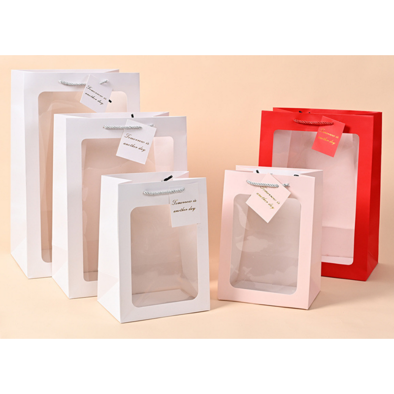 Paper Bag Manufacturer - OEM/ODM Custom Craft Paper PVC Window Bag