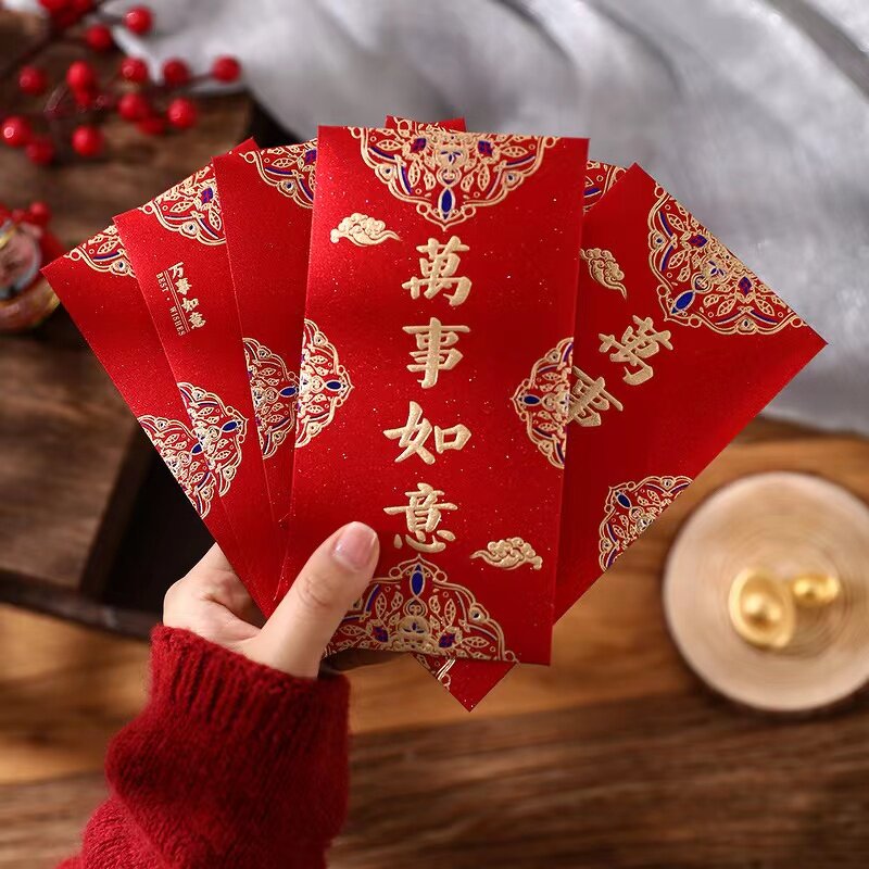 Red Envelope Manufacturer - OEM/ODM Custom Fancy Paper Gold Stamping Hongbao