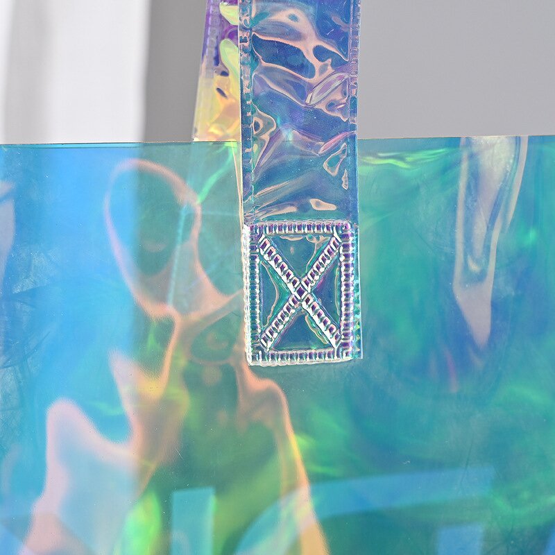 PVC Tote Bag Manufacturer - OEM/ODM Custom Fashion Transparent Laser Bag