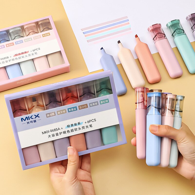 Highlighter Set Supplier - Wholesale Large-capacity Soft Tip