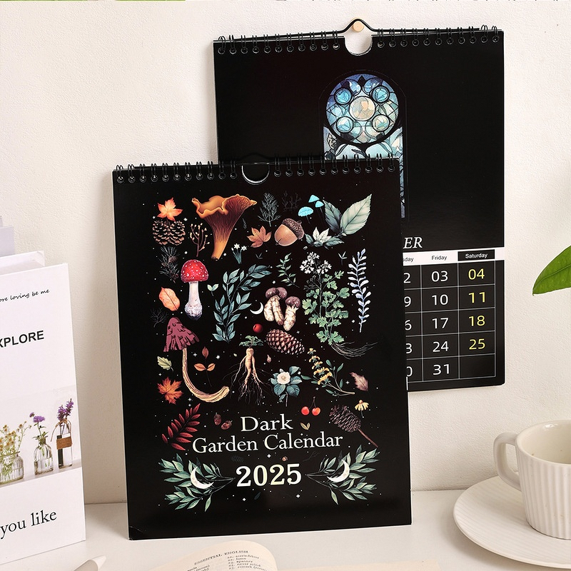 Desk Calendar Factory - Custom 2025 Dark Forest English Wall