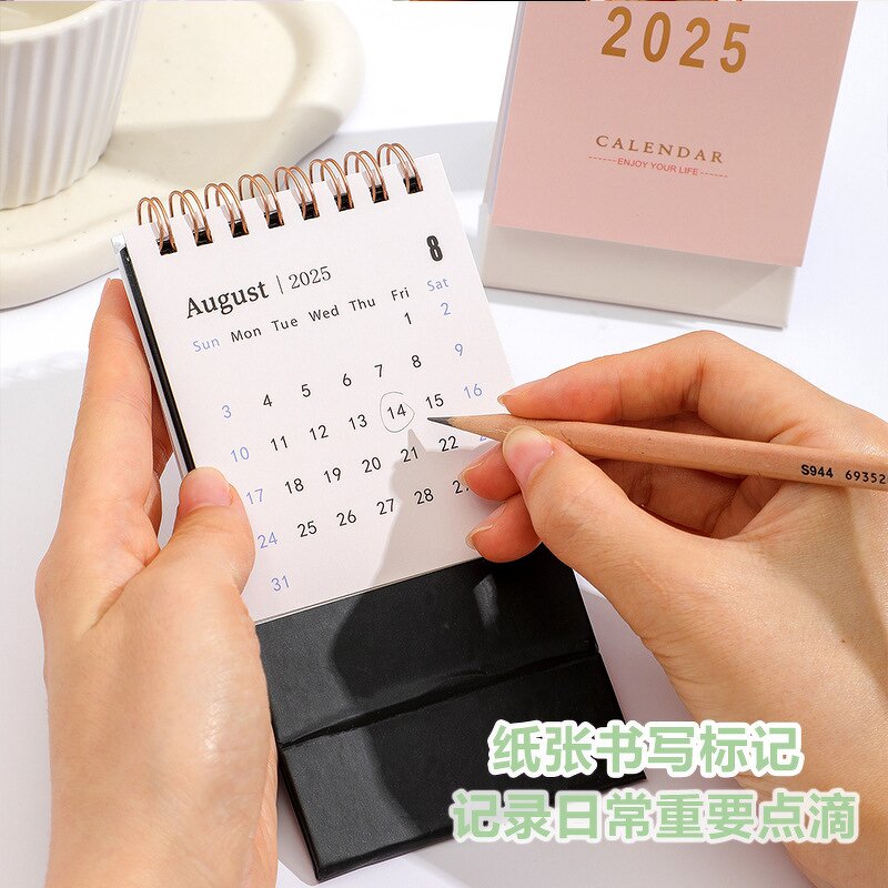Desk Calendar Supplier - Custom 2025 Solid Color Memo Pad