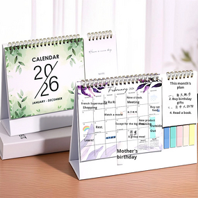 Desk Calendar Factory - Custom 2026 Multifunctional Daily Planner