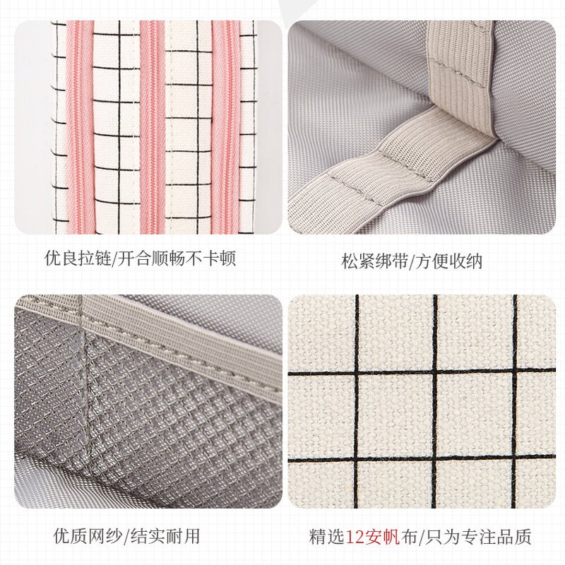 Four-layer Pencil Case Factory - Creative Korean Solid Color square