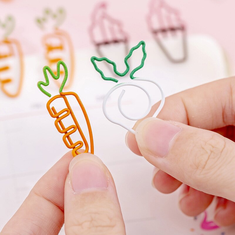 Paper Clip Set Manufacturer - Creative Colorful Drop Shape 10 Pcs