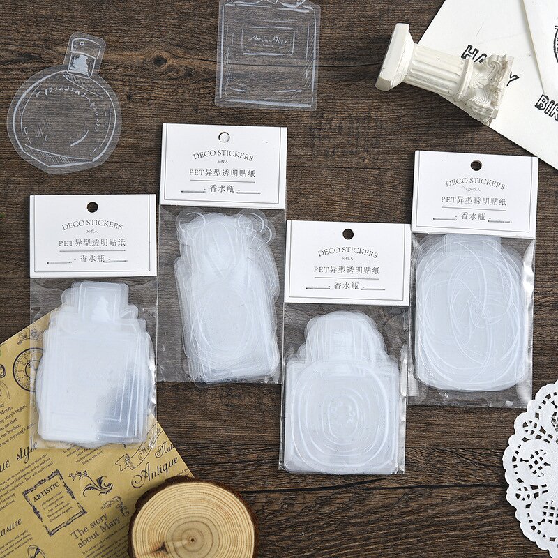 Paper Stickers Set Manufacturer - Vintage Retro Style 12 Sheets