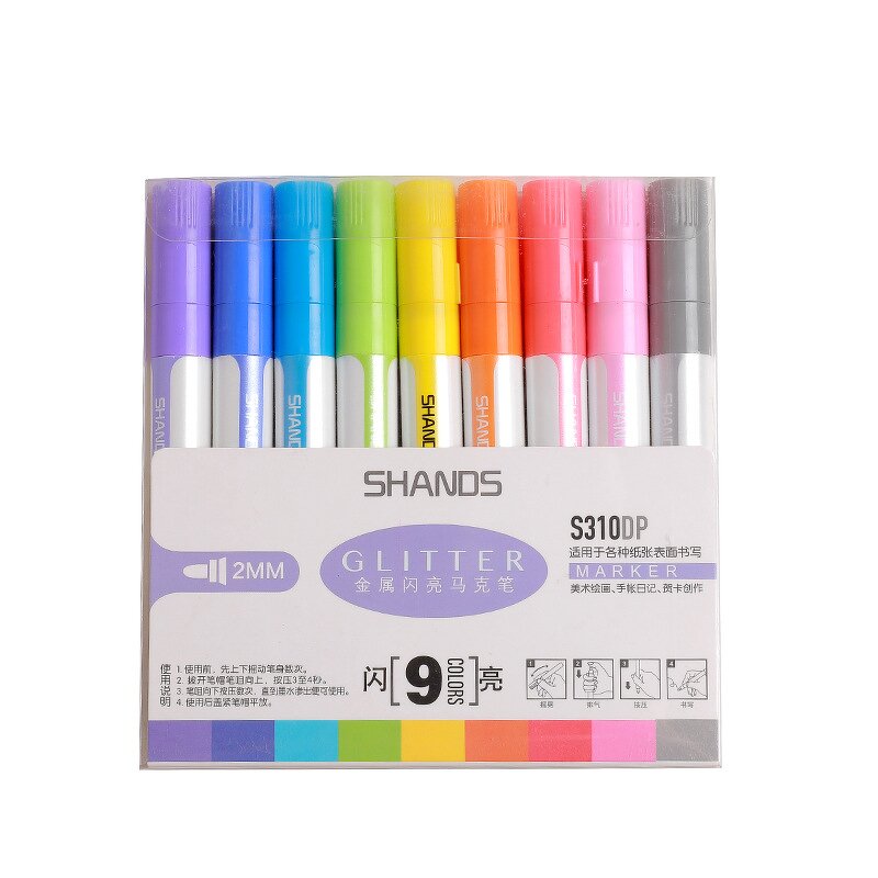 Highlighter Pen Manufacturer - Custom Personality Metallic Shiny