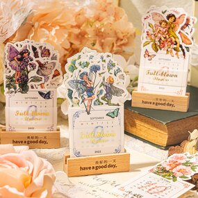 Desk Calendar Manufacturer - Custom 2025 3D Paper Wood