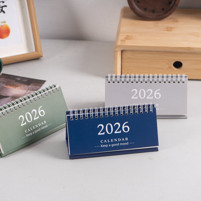 Desk Calendar Supplier - Custom 2026 Mini English Cute Simple