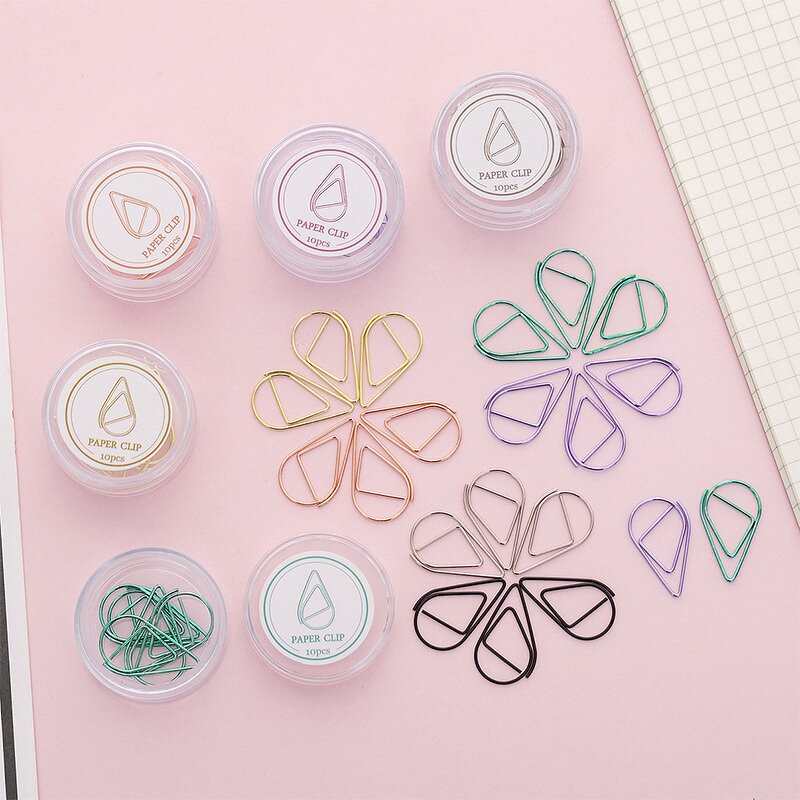Paper Clips Set Supplier - Creative Colorful Cute 50pcs/box