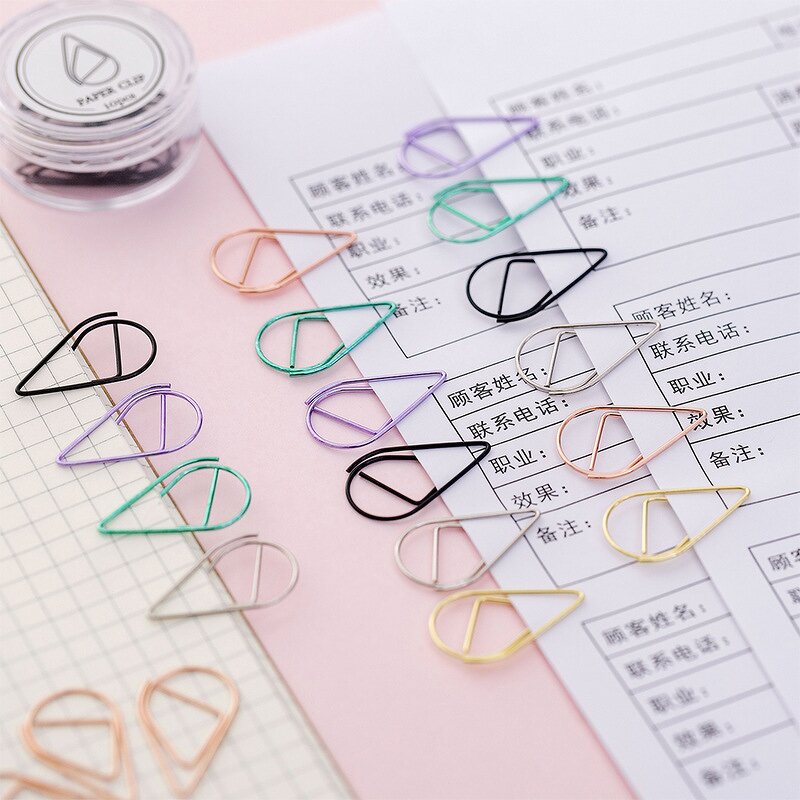 Paper Clips Set Supplier - Creative Colorful Cute 50pcs/box